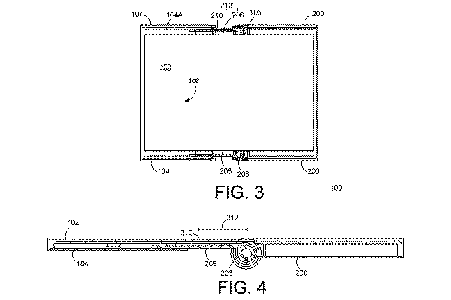 플렉서블 디스플레이가 있는 전자 장치에 대한 특허 그림