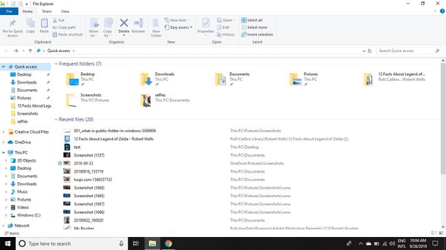 Dosya Gezgini'ni açmak için Windows Tuşu + E (veya Windows'un eski sürümlerinde Ctrl + E) klavye kısayolunu kullanın.