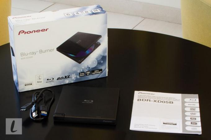 Pioneeri BDR-XD05B Blu-ray põleti