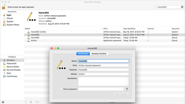 Пронађите лозинку за Ви-Фи користећи иЦлоуд Кеицхаин на Мац-у
