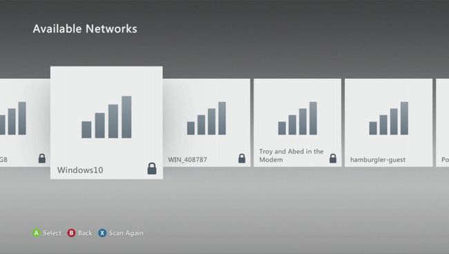 Xbox360で利用可能なワイヤレスネットワーク