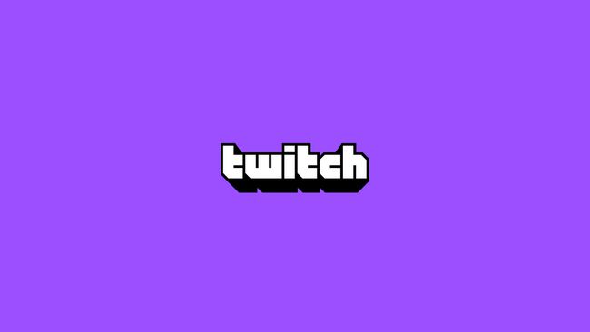 Twitch logo na ljubičastoj boji