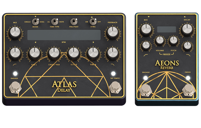 Atlas Delay と Aeons Reverb。