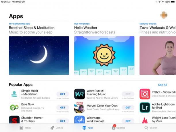 AppStoreアプリ画面