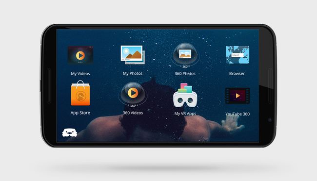 ikony různých funkcí Fulldive VR na telefonu