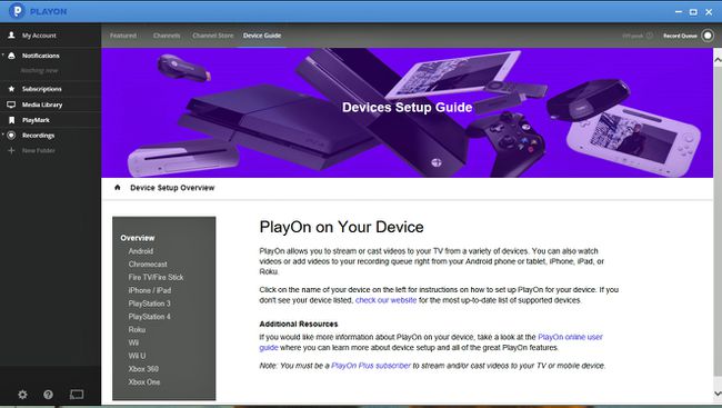 Aplikacja PlayOn na komputer — kompatybilne urządzenia