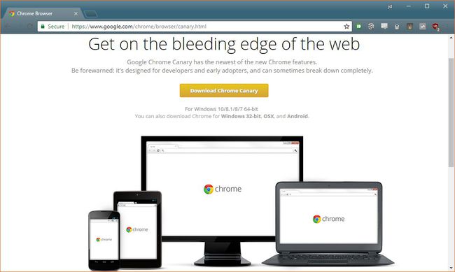 Alternativa de Chrome Canary a Chromium