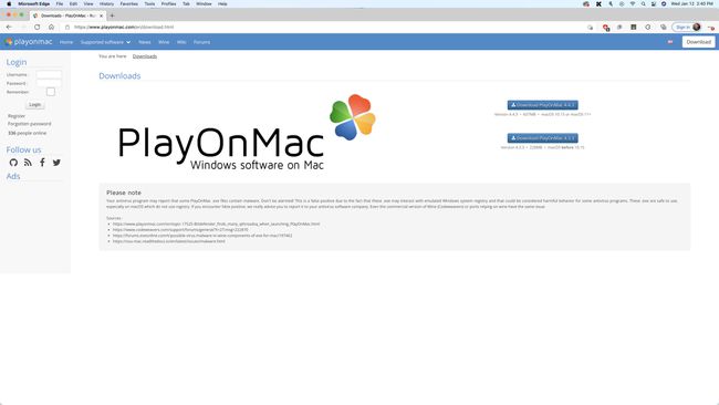 تم تمييز التنزيل على موقع PlayOnMac الإلكتروني.