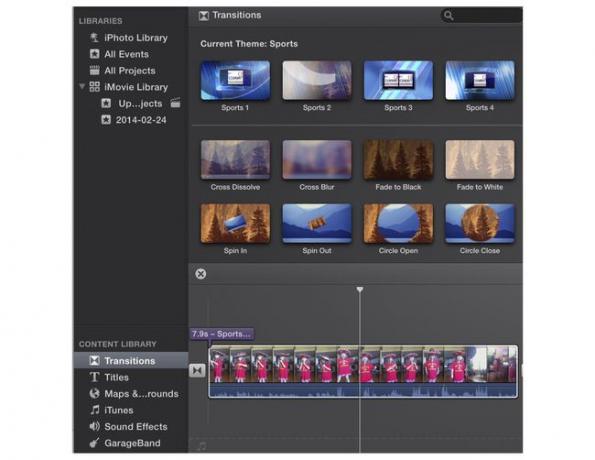 iMovie ekran görüntüsü