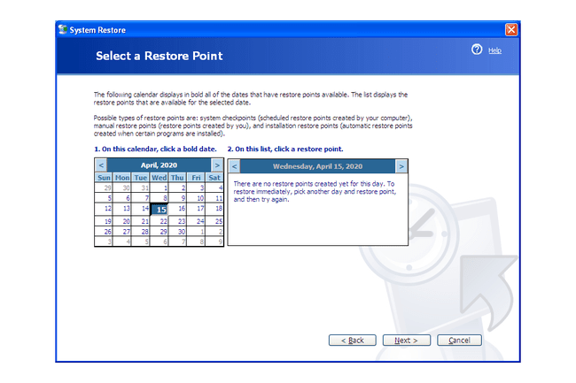 Помощна програма за възстановяване на системата на Windows XP