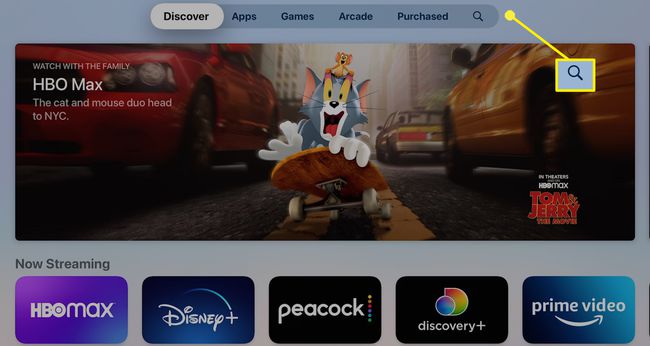 กำลังดาวน์โหลด Discovery Plus บน Apple TV