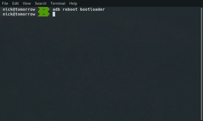 Reštartujte bootloader pomocou ADB