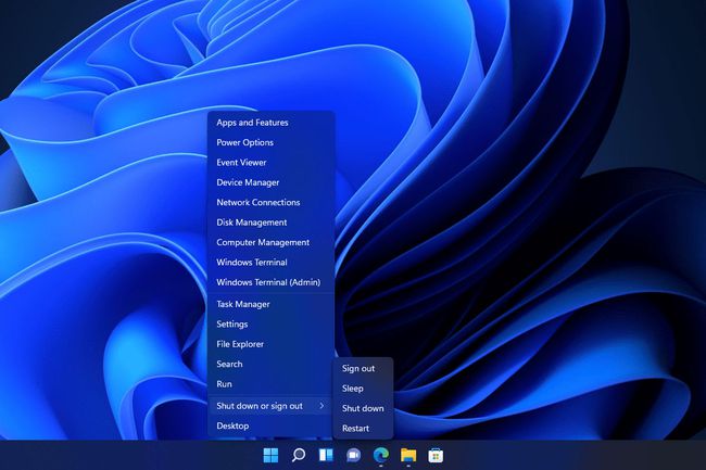 Windows 11 için Yetkili Kullanıcı Menüsü yeniden başlatma düğmesi