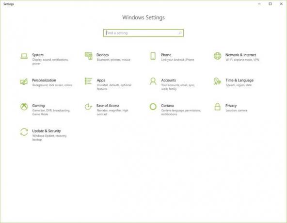 Schermafbeelding van Windows 10-apparaten