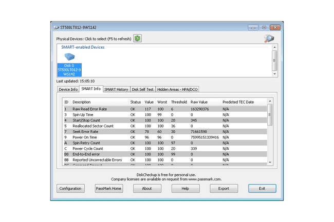 DiskCheckup no Windows 7