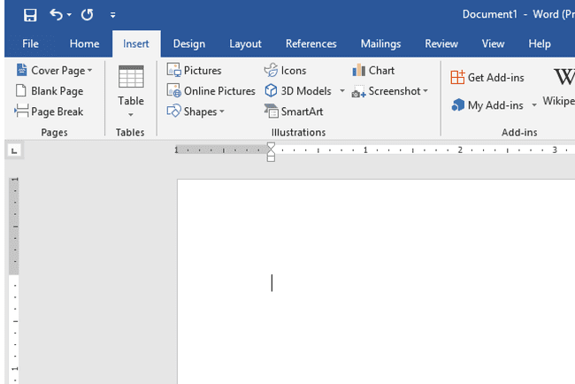 Menu Sisipkan Gambar Microsoft Word