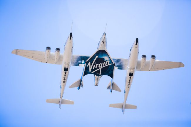 „Virgin Galactic“ vežėjas orlaivis VMS „Eve“.