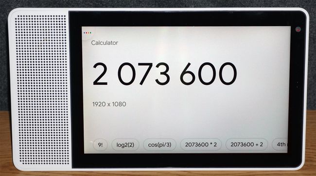 Lenovo Google Smart Display – kalkulaator