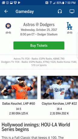 MLB.com At Bat für Android Auto