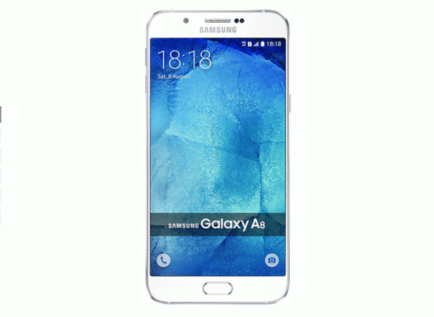 Samsung Galaxy A8 2015 okostelefon előlap