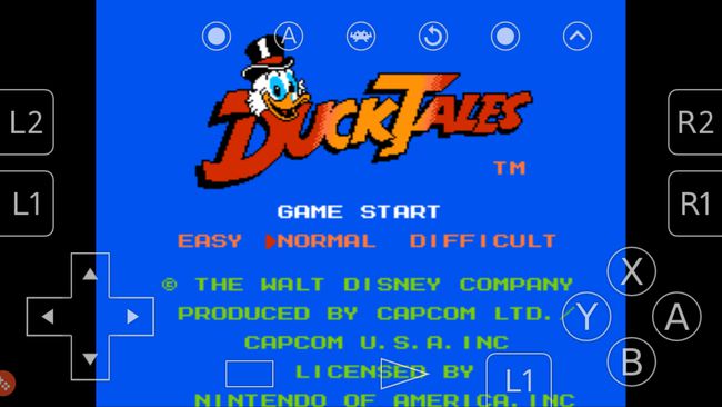 Duck Tales für NES läuft auf Retroarch für Android