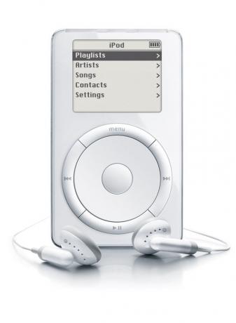 De originele (1e generatie) iPod
