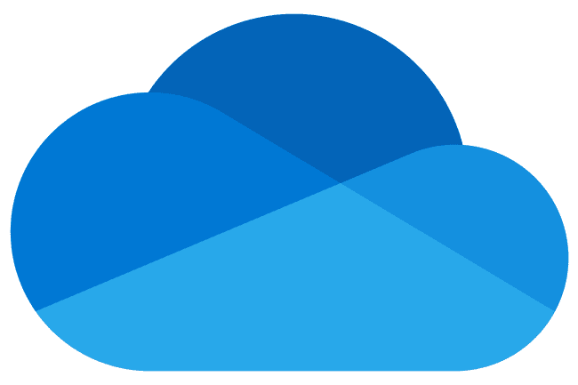 El logotipo de Microsoft OneDrive