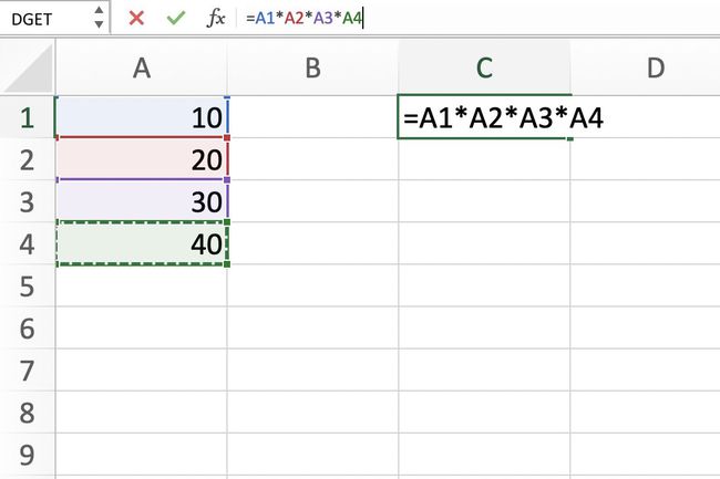 Zrzut ekranu programu Excel pokazujący formułę, którą można zmienić