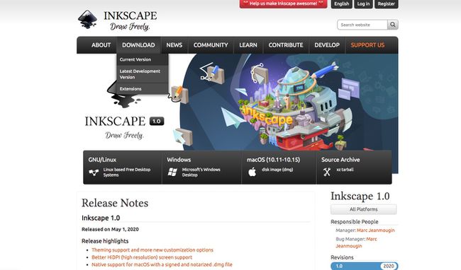 ჩამოტვირთეთ Inkspace Inkspace ვებსაიტიდან