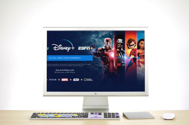 Disney Plus บน Apple Cinema Display