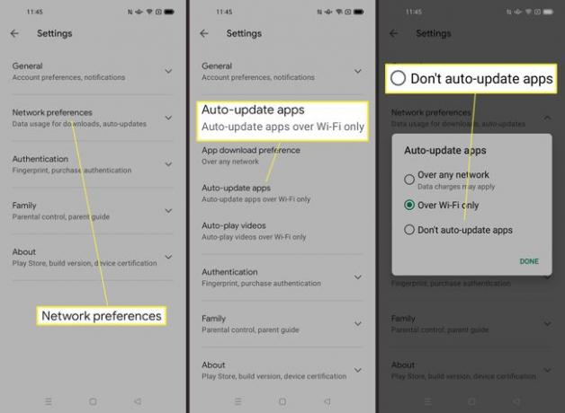 Vereiste stappen om apps voor automatisch bijwerken uit te schakelen in Google Play Store op Android