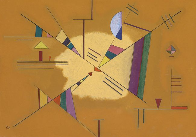 対角線、1930年。 プライベートコレクション。 アーティスト：Kandinsky、Wassily Vasilyevich（1866-1944）。