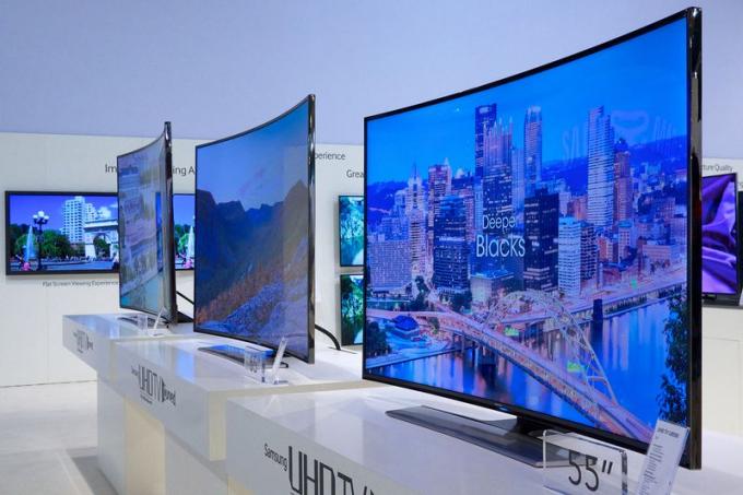 Samsung gebogen tv