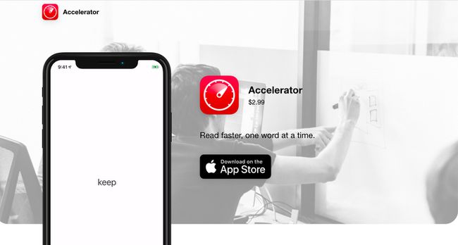 Aplikace akcelerátoru rychlosti čtení pro iOS