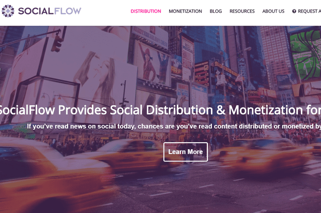Ιστοσελίδα Social Flow