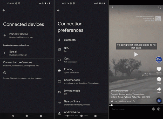 TikTok으로 Android 화면 투영 설정