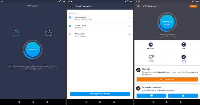 AVG Cleaner pro Android