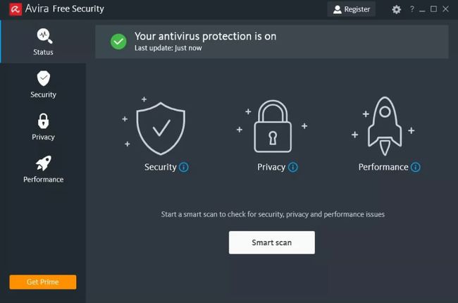 Software pro skenování virů Avira