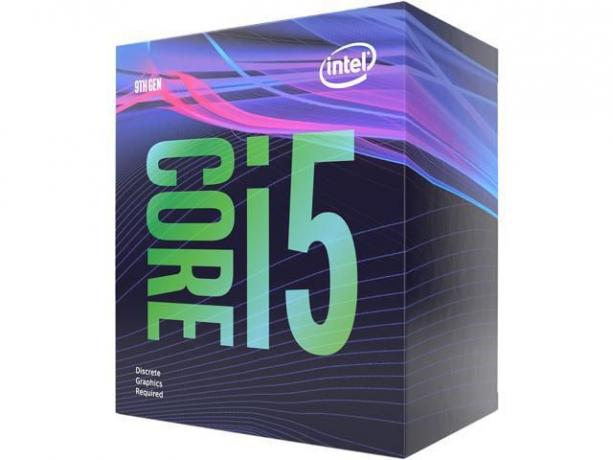 Caixa do produto Intel Core i5-9400F