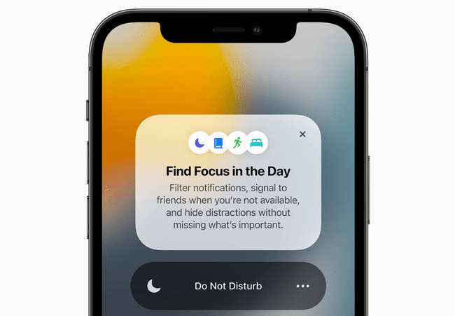 Fokusmodus in iOS 15 mit Option „Nicht stören“
