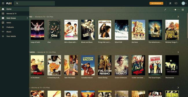 Plexの映画、テレビ、ウェブショー、ニュース、ポッドキャスト、音楽を探索する