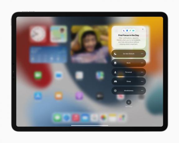 Fokusmodus auf iPad und iPadOS 15