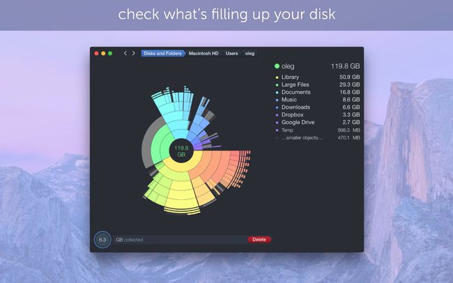 Aplikace DaisyDisk pro macOS