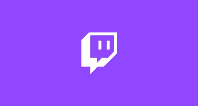 紫色の背景にTwitchのロゴ