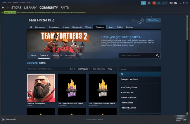 Oficina do Steam para Team Fortress 2