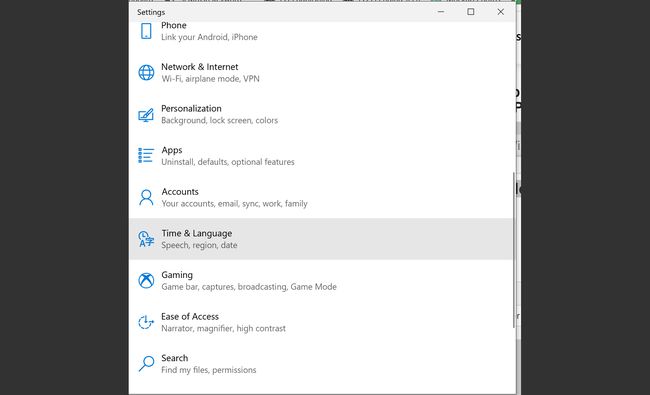 Инсталиране на език в Windows 10.