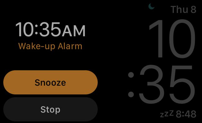 Apple Watch, kas pamostas no miega režīma