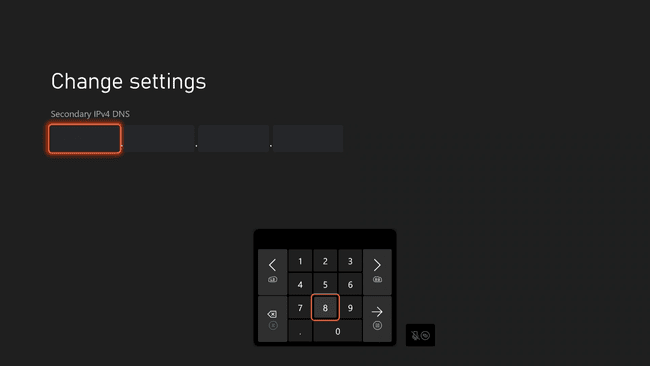 Nastavitve DNS za Xbox Series X|S.