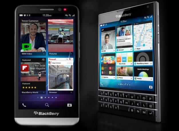 Blackberry Passport vs. Z30-b