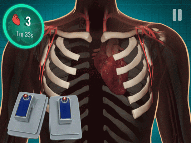Skärmdump av Android-spelet, Operate Now: Hospital